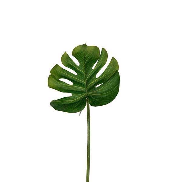 Kunstig plante - Monstera blad, 25 cm.